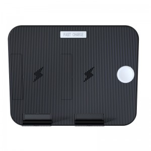 KPS-9301HC OEM gorąca sprzedaż 10W szybka mobilna ładowarka QI 2 bezprzewodowa ładowarka 3 w 1 z adapterem 30W