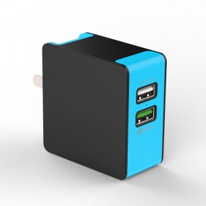 Ładowarka ścienna KPS-8034LC 5V4.8A 2USB